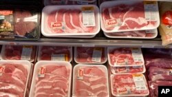 La inflación en ventas al por mayor en EE. UU. aumentó un 8,6%. En la foto, productos de puerco en una tienda en Roslyn, Pensilvania, el martes 15 de junio de 2021. 