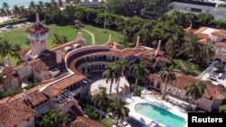 Vista aérea de Mar-a-Lago, la residencia del expresidente de EEUU Donald Trump en la Florida. Foto Reuters.