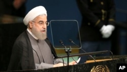 Hasan Rohani, predsednik Irana, govori na 71. zasedanju Generalne skupštine UN 