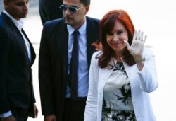 Elected vice president Cristina Fernandez de Kirchner arrives to court in Buenos Aires, Argentina, Dec. 2, 2019.&nbsp;