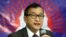 Cambodian opposition leader Sam Rainsy (2012 file photo).