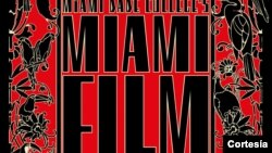 El afiche del Festival de Cine de Miami 2017 es obra del artista argentino Juan Gatti, colaborador de los films de Pedro Almodóvar.