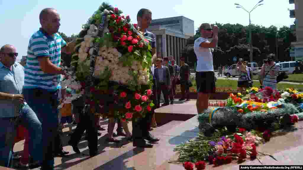 Ukraine -- Airborne forces day in Zhytomyr, 2Aug2014