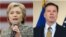 The U.S. Federal Bureau of Investigation says it is recommending no criminal charges be brought against Hillary Clinton, left, for her use of a private email server while she was secretary of state, FBI Director James Comey, right, said Tuesday.