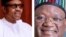 Buhari (hagu) Samuel Ortom (dama) (Instagram Buhari/Ortom)