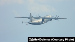 资料照片：2020年10月25日，出现在台湾西南空域防空识别区的中国大陆运八反潜机。