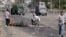 Protesters block a road during clashes with riot police in front of Al-Azhar University in Cairo October 20, 2013.