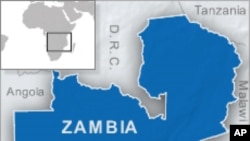 Zambia map