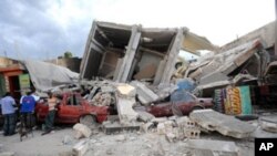 Destruction in Port-au-Prince, Haiti, 15 Jan 2010