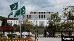 تصویری از ورودی کاخ ریاست‌جمهوری پاکستان