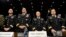 U.S. Army Generals stand ready to testify about pending legislation regarding sexual assaults in the military at a Senate Armed Services Committee on Capitol Hill in Washington, June 4, 2013. 