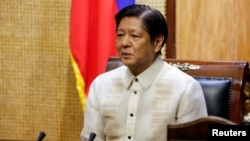 菲律宾总统小马科斯誓言强力捍卫领土。（資料照：2024年3月19日）