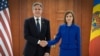 ABD Dışişleri Bakanı Blinken, Moldova'da Cumhurbaşkanı Maia Sandu ile görüştü.   
