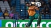 South Africa's captain Aiden Markram plays a shot during the ICC men's Twenty20 World Cup 2024 semi-final cricket match between South Africa and Afghanistan at Brian Lara Cricket Academy in Tarouba, Trinidad and Tobago, on June 26, 2024.