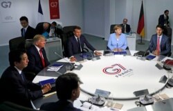지난해 8월 프랑스에서 G7, 주요 7개국 정상회의가 열렸다.