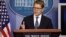 White House Press Secretary Jay Carney gestures while speaking during his daily news briefing at the White House in Washington, August, 5, 2013. 