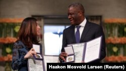 Prémios Nobel da Paz 2018, Nadia Murad e Denis Mukwege