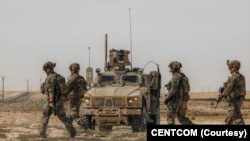 시리아에 있는 미군 부대.