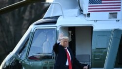 Trump Departs Washington Early, Citing His Accomplishments