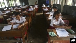 Suasana kelas di sebuah sekolah dasar di Depok, Jawa Barat. (Foto: Dok)