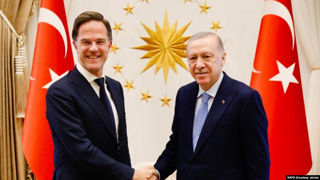 Ankara'da temaslarda bulunan NATO Genel Sekreteri Mark Rutte, Cumhurbaşkanı Erdoğan'la görüştü - 25 Kasım 2024.