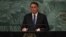 Jair Bolsonaro, Presidente do Brasil, discursa na abertura da 77a sessão da Assembleia Geral das Nações Unidas, Nova Iorque, Estados Unidos, 20 Setembro 2022