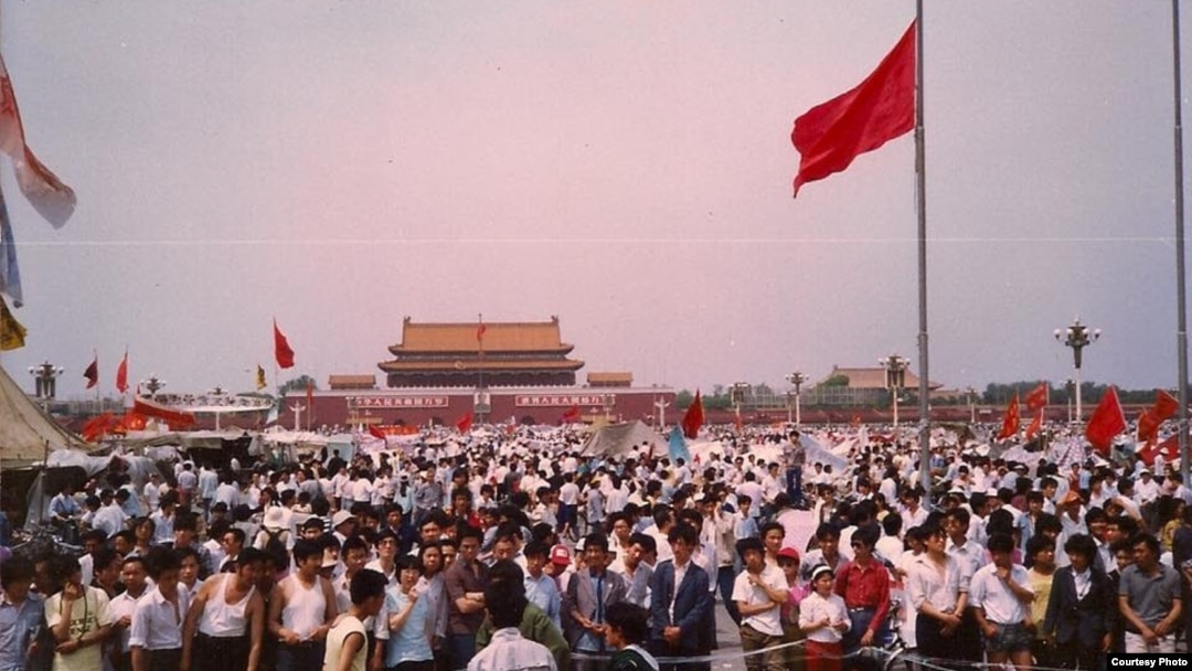资料照片：1989年天安门民主运动六四事件