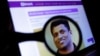 Byju's owner Byju Raveendran photo is seen on his company web page in this illustration on July 17, 2024. 