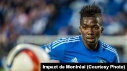 Ambroise Oyongo, joueur de l'Impact de Montréal