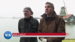 Aux Pays-Bas, les moulins à vent résistent au temps