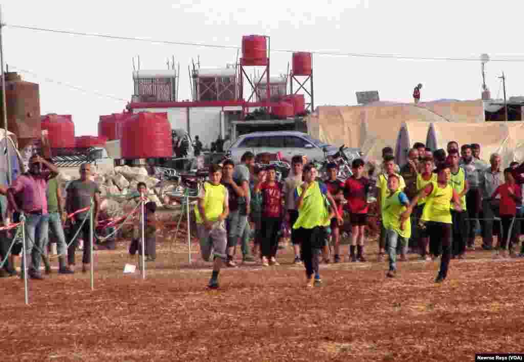 Roja Sporê li Kampa Penaberên Efrînê 