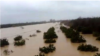 پس از جاری شدن سیلاب؛ یک روستا در مازندران به طور کامل زیر آب رفت