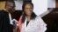 L'ancienne première dame de Côte d'Ivoire Simone Gbagbo dans un tribunal à Abidjan, le 31 mai 2016.