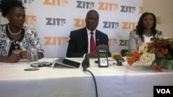 (L-R) Zimbabwe International Trade Fair general manager Nomathemba Ndlovu, chairperson Bekithemba Nkomo and marketing executive Stella Nkomo.