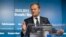 European Council President Donald Tusk speaks during a media conference at an EU summit in Brussels March 20, 2015.