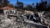 Homes destroyed by the Palisades Fire are seen in the Pacific Palisades neighborhood of Los Angeles, Jan. 16, 2025. 