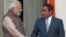 File - India's Prime Minister Narendra Modi (L) shakes hands with Maldives President Abdulla Yameen before the start of their bilateral meeting in New Delhi.