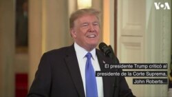 Trump vuelve a responderle a Roberts sobre Noveno Circuito