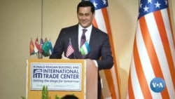 Uzbek Investment & Foreign Trade Minister speaks in Washington