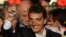 El alcalde de El Tigre, en la provincia de Buenos Aires, Sergio Massa, celebra su triunfo en las elecciones.