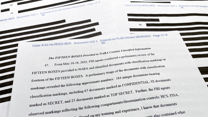 Hakim Federal AS Ungkap Kembali Isi Surat Perintah FBI untuk Geledah Kediaman Trump