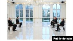 Prezidenti İlham Əliyev və Türkiyənın Azərbaycana yeni təyin olunmuş səfiri Birol Akgün