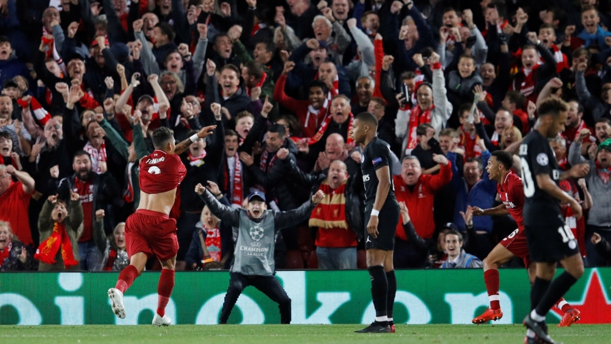 Liverpool psg live. Champions League Anfield