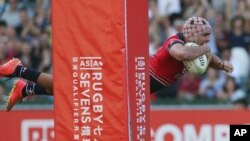 Penyelenggara turnamen rugby regional Korea Selatan meminta maaf karena keliru memutar lagu yang biasa dinyanyikan demonstran prodemokrasi Hong Kong sebagai lagu kebangsaan China. (Foto: Ilustrasi/AP)