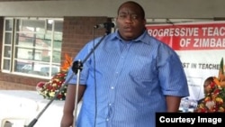 Progressive Teachers Union of Zimbabwe secretary general Raymond Majongwe (Photo" PTUZ)
