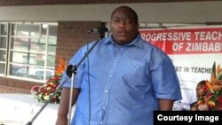 Munyori mukuru weProgressive Teachers Union of Zimbabwe VaRaymond Majongwe. (Photo PTUZ)