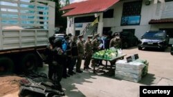 ရွှေတြိဂံဒေသမှာ မြန်မာ၊ ထိုင်းနဲ့ လာအို ၃ နိုင်ငံ မူးယစ်ဆေးဝါး ပူးတွဲတိုက်ဖျက်နေ (credit-police )