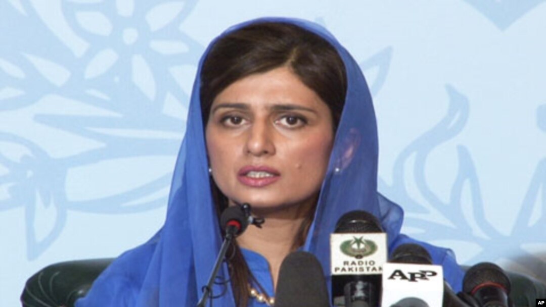 پاکستانی وزیرخارجہ حنا ربانی کھر