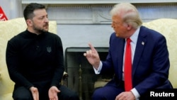 ARCHIVO - El presidente de Estados Unidos, Donald Trump, se reúne con el presidente ucraniano, Volodymyr Zelenskiy, en la Casa Blanca en Washington, D.C., Estados Unidos, el 28 de febrero de 2025.