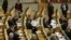 FILE - Russian lawmakers attend a session of the lower house of parliament, the State Duma in Moscow, Russia.